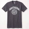 Heather Gray Southern University Unisex T-Shirt with White Official Southern University Crest